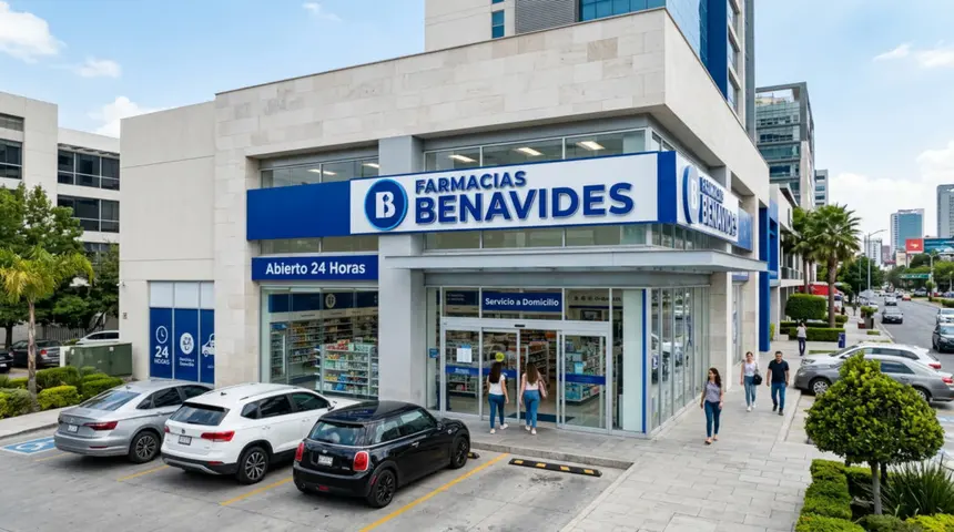 Fachada de Farmacias Benavides