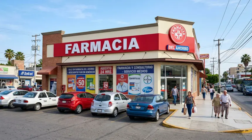 Fachada de Farmacias del Ahorro