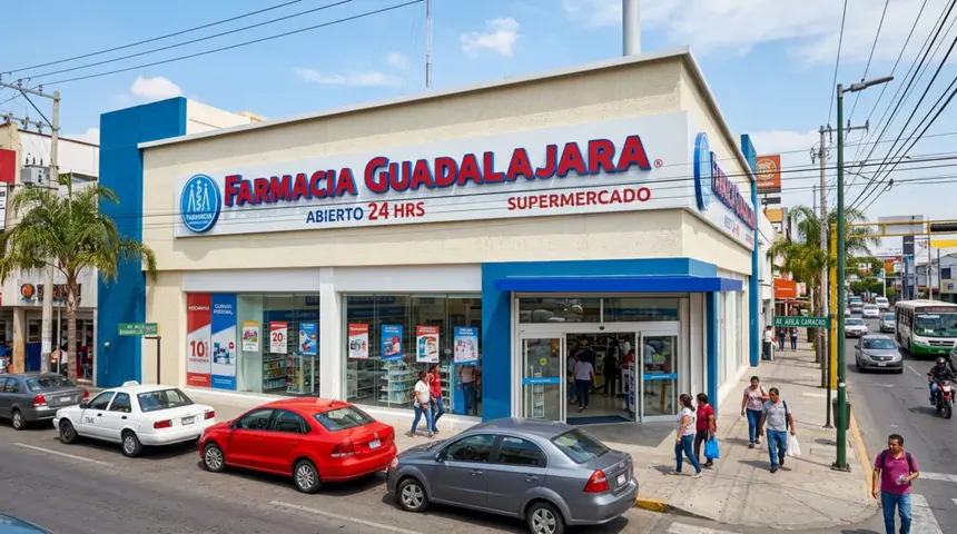 Fachada de Farmacias Guadalajara